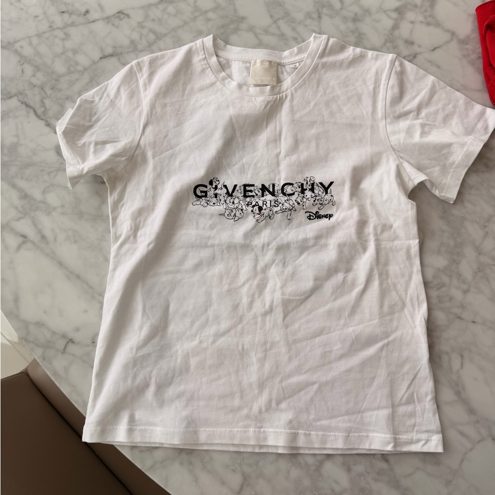 GivenchyXDisney White Graphic Tee